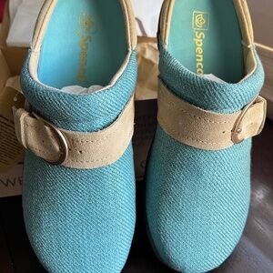 Waco Aria Teal Slip On Shoe